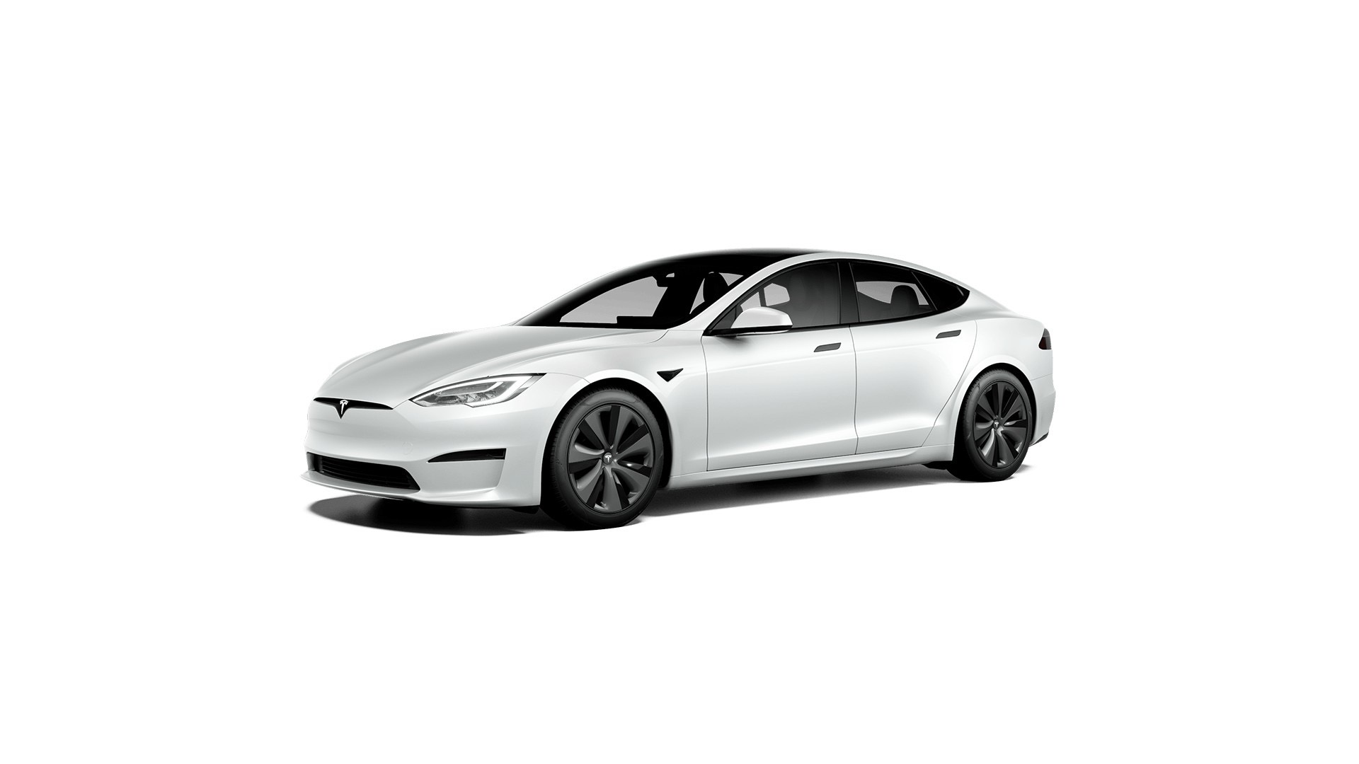 Weißes Tesla  Model S
